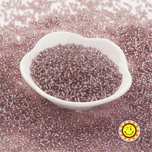 Toho rocaille #26- 11/0 argente palevioletred 2x1.5mm - 9/10g - Photo n°1