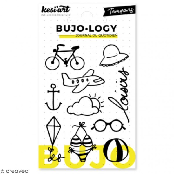 Tampon transparent pour bullet journal - Bujo Logy - Loisirs - 10 pcs - Photo n°1