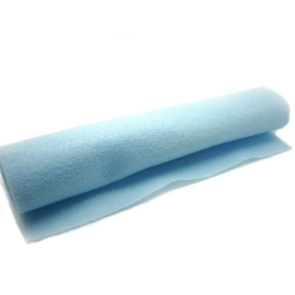 Feutrine écologique bleu pastel 30x22 cm lavable, souple, recyclé - USA - Photo n°1