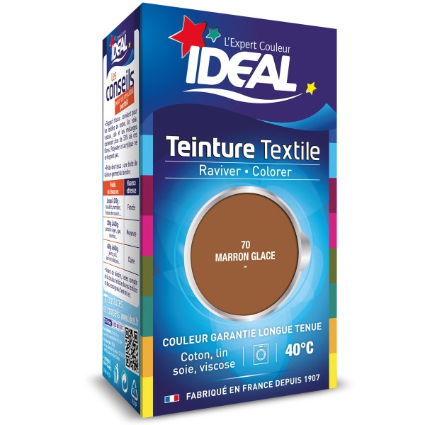Teinture Tissu Idéal liquide - Marron glacé - 40 ml - Autre accessoire soin  du linge - Achat & prix