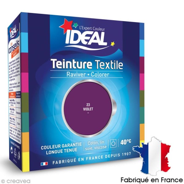 Teinture Tissu Idéal liquide Violet 23 maxi - Photo n°1