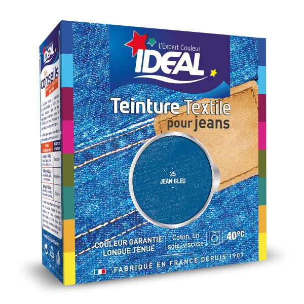 Teinture Tissu Idéal liquide Bleu jeans 25 maxi - Photo n°1