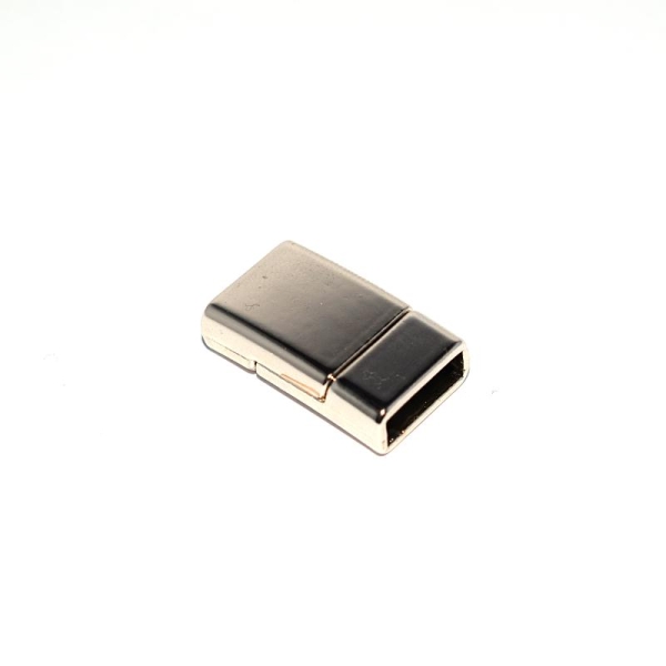 Fermoir magnétique 22x13 trou 10 mm light gold - Photo n°1