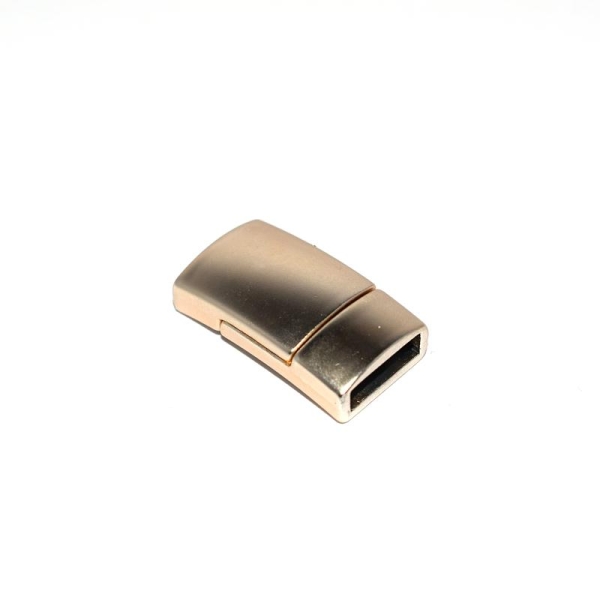 Fermoir magnétique 24x14 mm trou 10 mm light gold mat - Photo n°1
