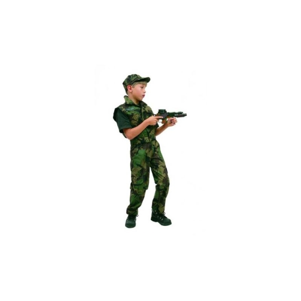 Déguisement soldat commando garà§on Taille:5-6 ans - Photo n°1