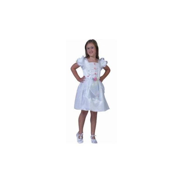 Deguisement Princesse Blanche Light Princess Enfant Taille:5-7 ans - Photo n°1