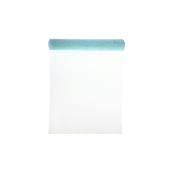 Chemin de table tulle couleur 5 M x 50 cm COULEUR:Bleu Ciel - Photo n°1