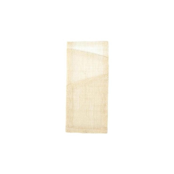 Pochettes à  Couverts et Serviette en Sinamay Les 4 COULEUR:Blanc - Photo n°1