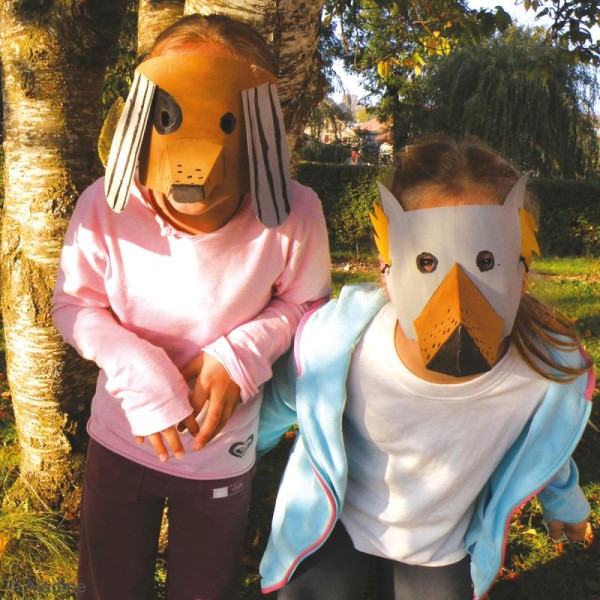 Kit Mask'animaux - 8 masques à assembler et à décorer - Photo n°2