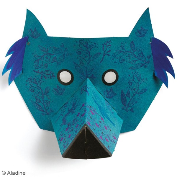 Kit Mask'animaux - 8 masques à assembler et à décorer - Photo n°4