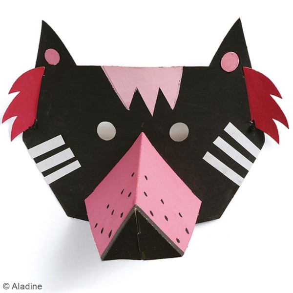 Kit Mask'animaux - 8 masques à assembler et à décorer - Photo n°6