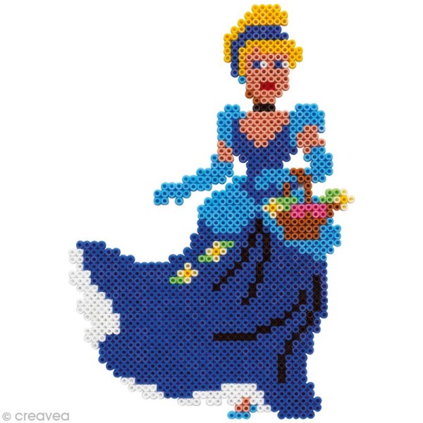 Perles Hama Midi diam. 5 mm - Coffret Grand Modèle Princesses Disney x 6000 - Photo n°3