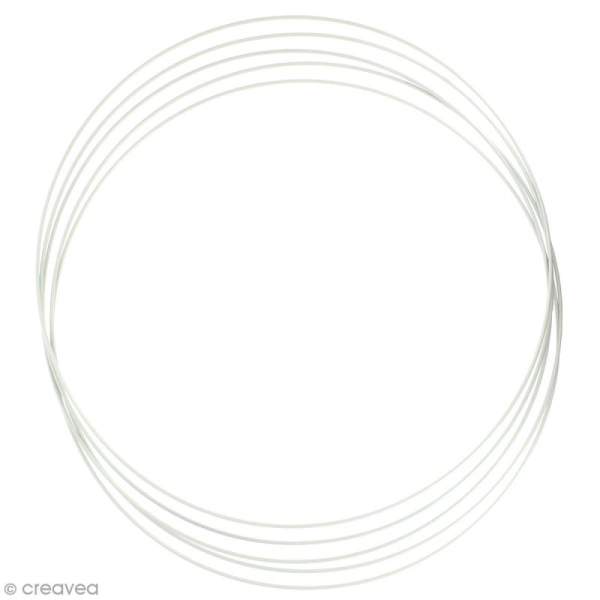 Lot de cercles nus en métal - 50 cm de diamètre - 5 pcs - Photo n°1