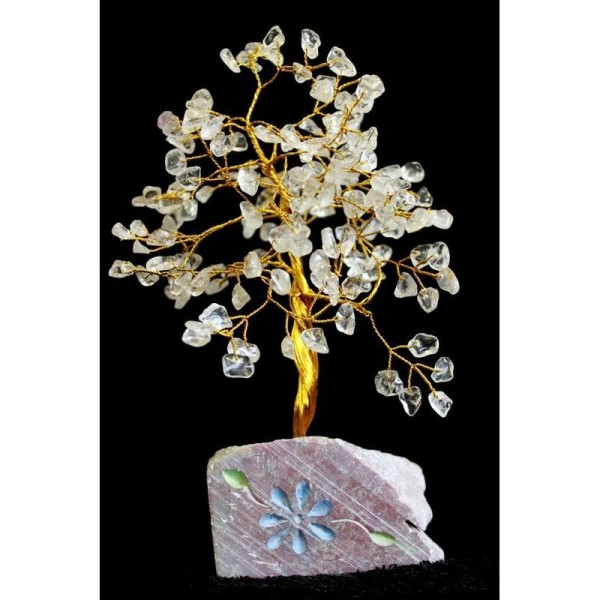 Arbres à gemme d'Inde Cristal de roche - 160 Pierres - Photo n°1