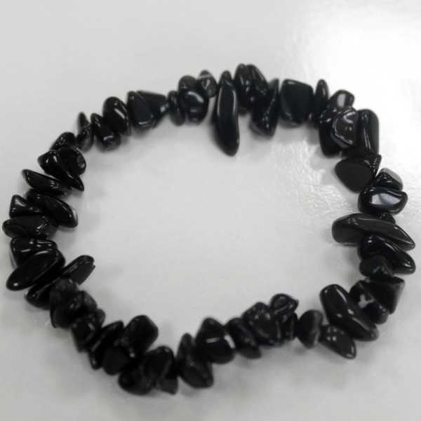 Bracelet Baroque - Agate Noire - Photo n°1