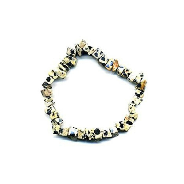 Bracelet Baroque - Jaspe dalmatien - Photo n°1