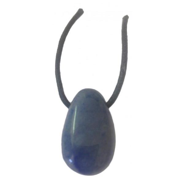 Pendentif percé en lapis lazuli - Photo n°1