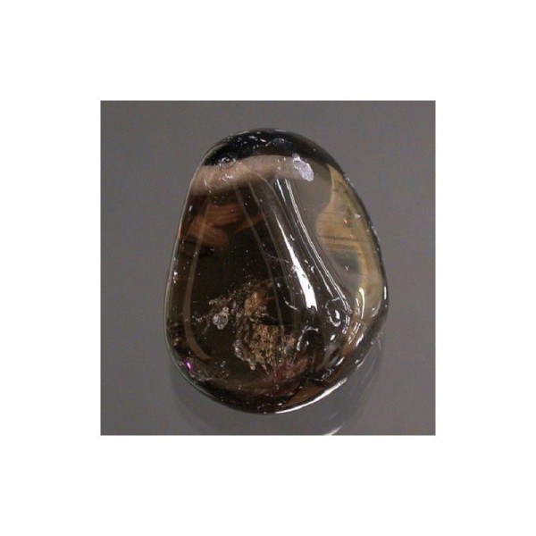 Pendentif percé quartz fumé - Photo n°1