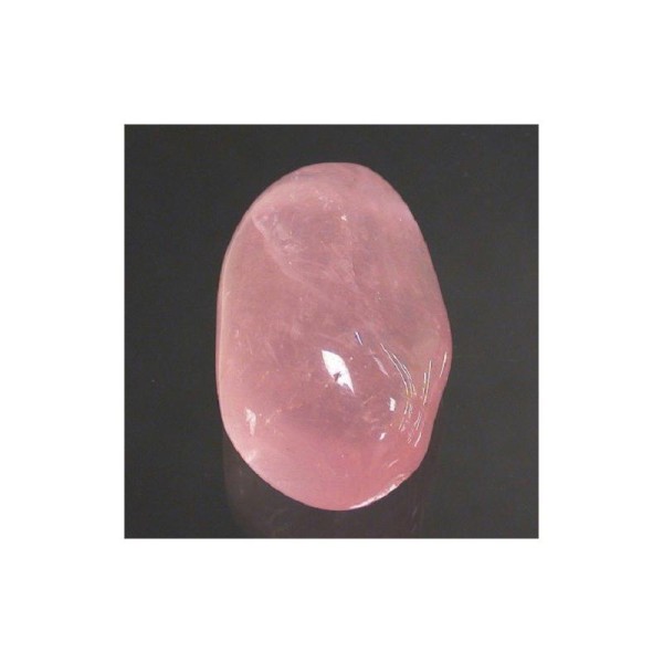 Pendentif percé quartz rose extra - Photo n°1