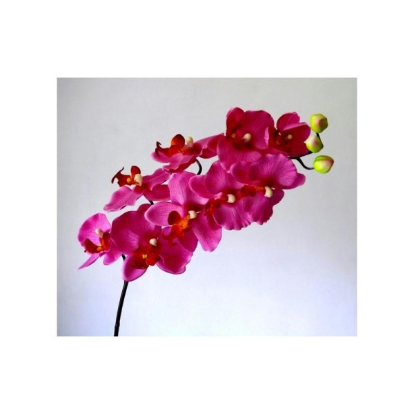 Orchidée artificielle déco H103cm rose 9 fleurs artificielles - Photo n°1