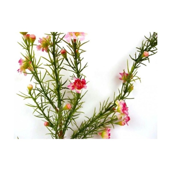 Fleurs de cire artificielles roses H65cm - Photo n°1