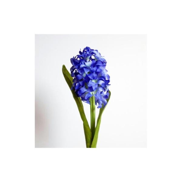 Jacinthe fleur artificielle bleue H32cm - Photo n°1