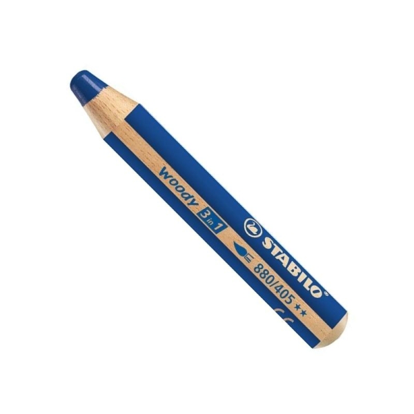 Crayon de couleur Woody 3 en 1 - Outremer - Crayon de coloriage