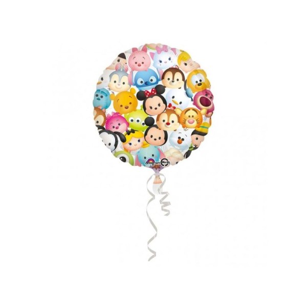 Ballon Métallique Rond Tsum Tsum 43 cm - Photo n°1
