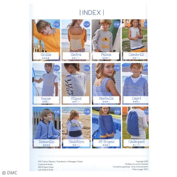 Catalogue tricot et crochet DMC - Natura 100 % coton - 12 modèles enfants - Photo n°3