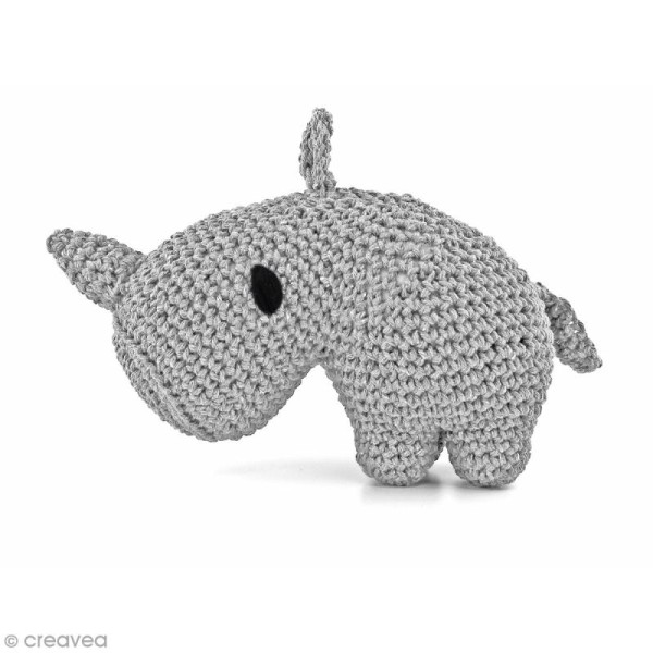 Kit crochet Amigurumi Hoooked - Dex le Rhino - 4 pcs - Photo n°1