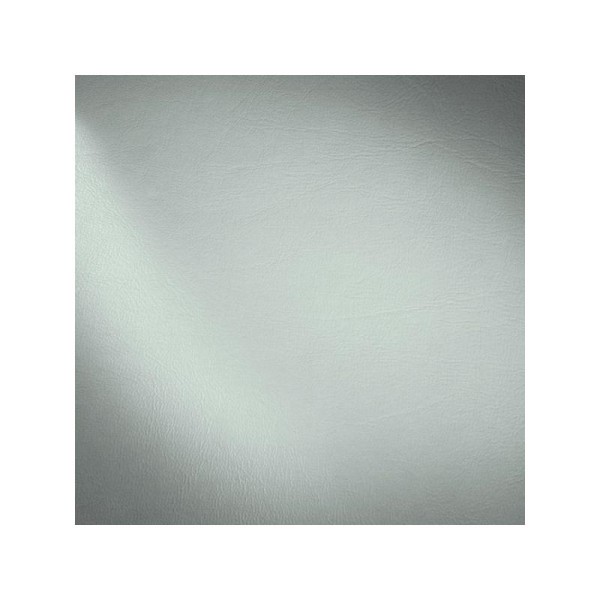 Coupon de cuir synthétique - Gris clair - 60 x 65 cm environ - Photo n°1