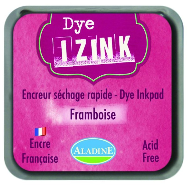 Izink Dye bordeaux framboise - Encreur séchage rapide - Photo n°1