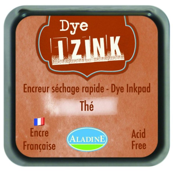 Izink Dye brun thé - Encreur séchage rapide - Photo n°1