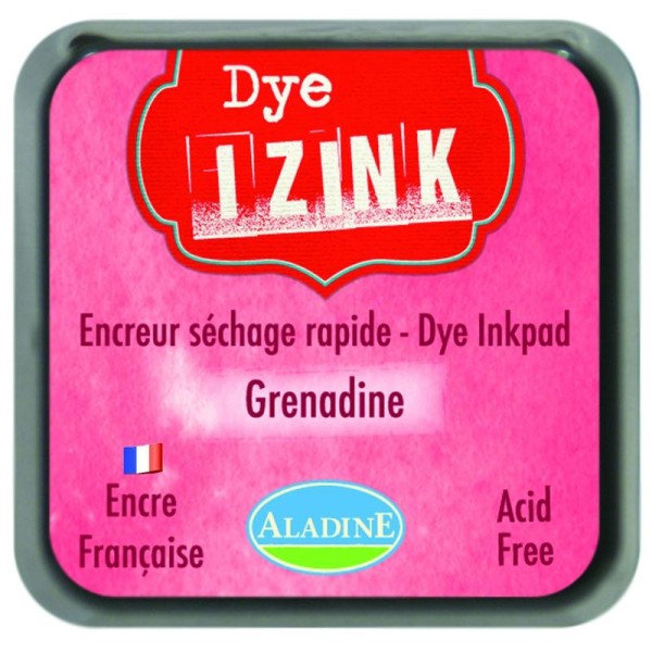 Izink Dye rouge grenadine - Encreur séchage rapide - Photo n°1