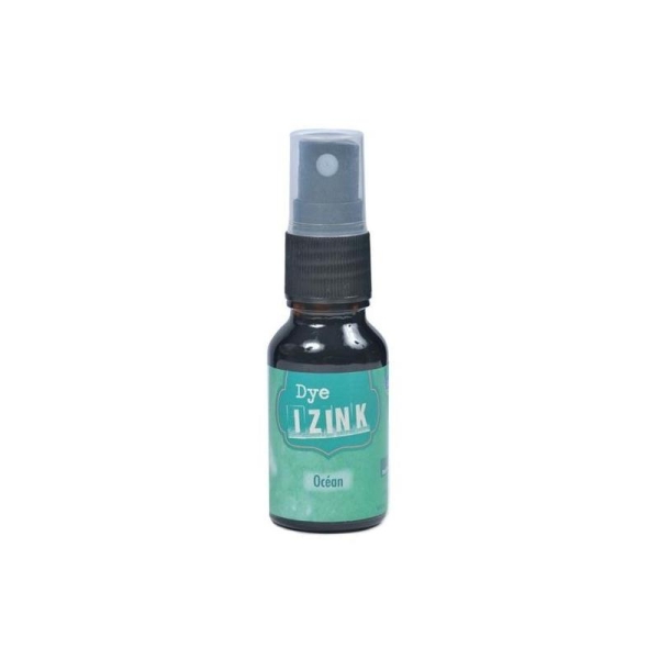 Izink Dye turquoise océan - Encre aquarellable 15 ml - Photo n°1