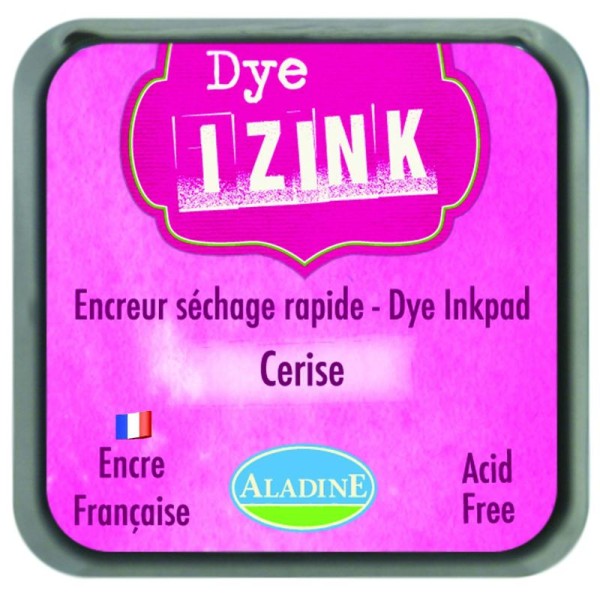 Izink Dye fuchsia cerise - Encreur séchage rapide - Photo n°1