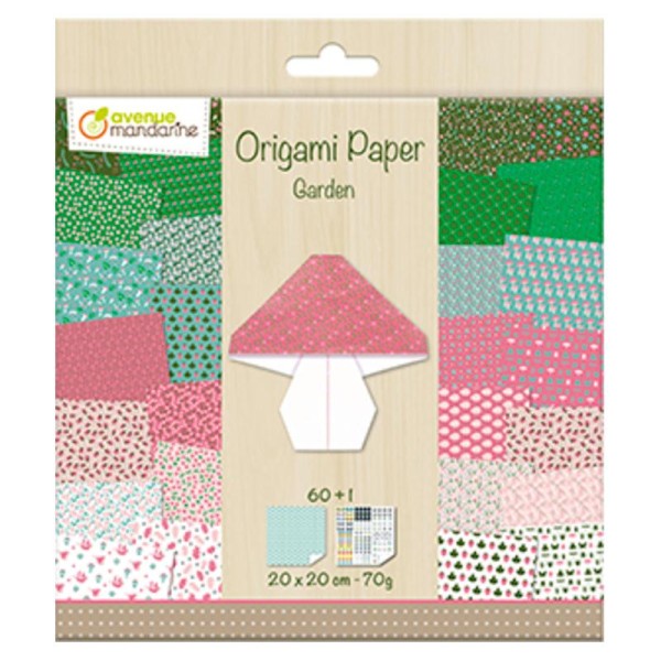 Origami paper - Garden - Photo n°1