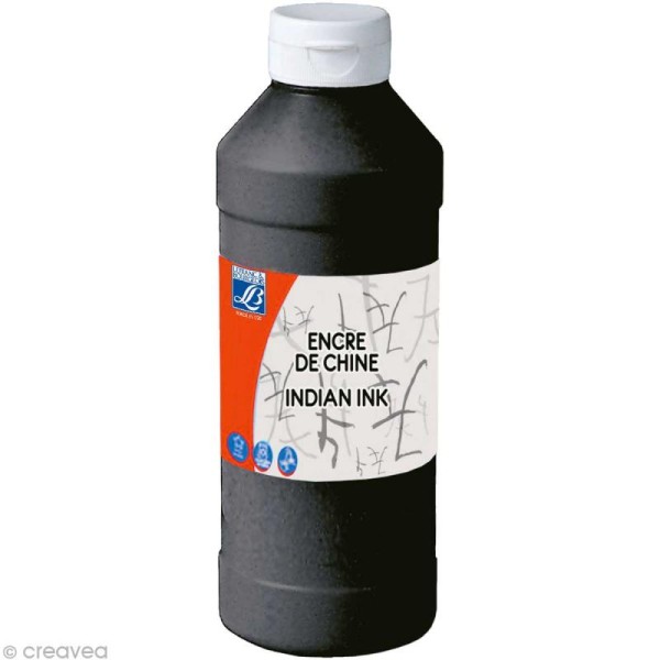 Encre de chine Lefranc Bourgeois - India Ink Noir - 250 ml - Photo n°1