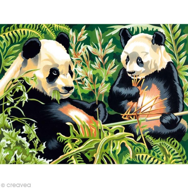 Peinture au numéro Reeves - Pandas - Photo n°1