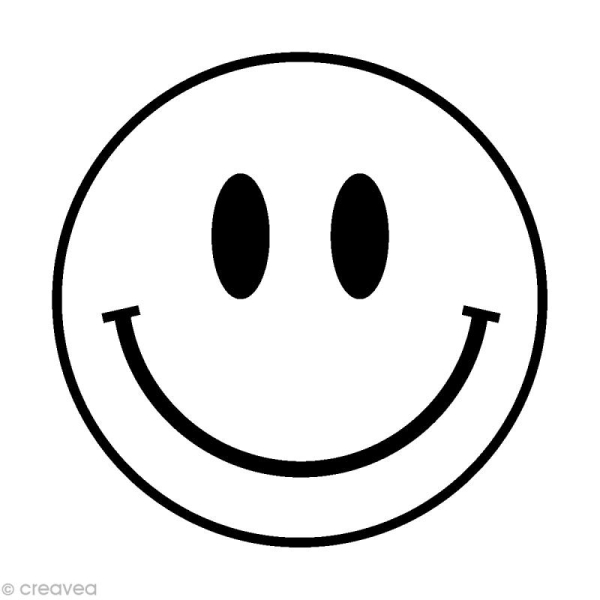 Tampon Divers Smiley - 2,6 cm x 2,6 cm - Photo n°1