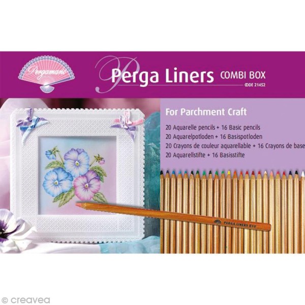 Perga Liners Aquarelle Pergamano - 36 crayons (21452) - Photo n°1
