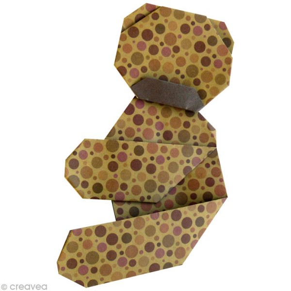 Papier Origami Japonais - Assortiment 20 feuilles - Bulles - 15 x 15 cm - Photo n°2