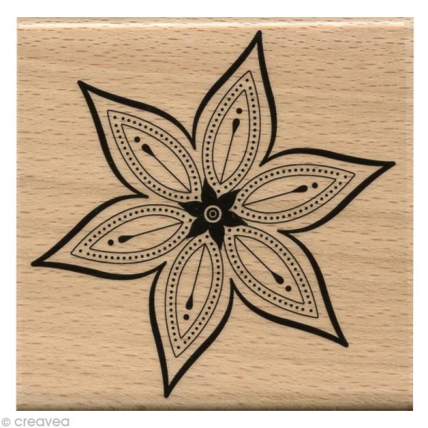 Tampon Nature - Fleur Star - Photo n°1