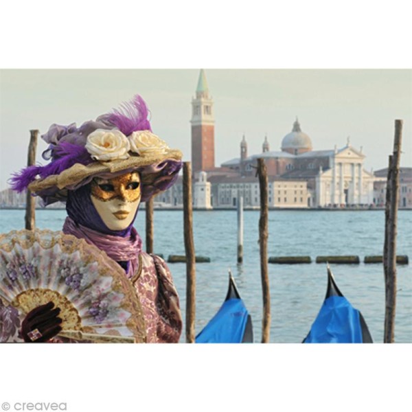 Image 3D Divers - Déguisement Venise - 30 x 40 cm - Photo n°1