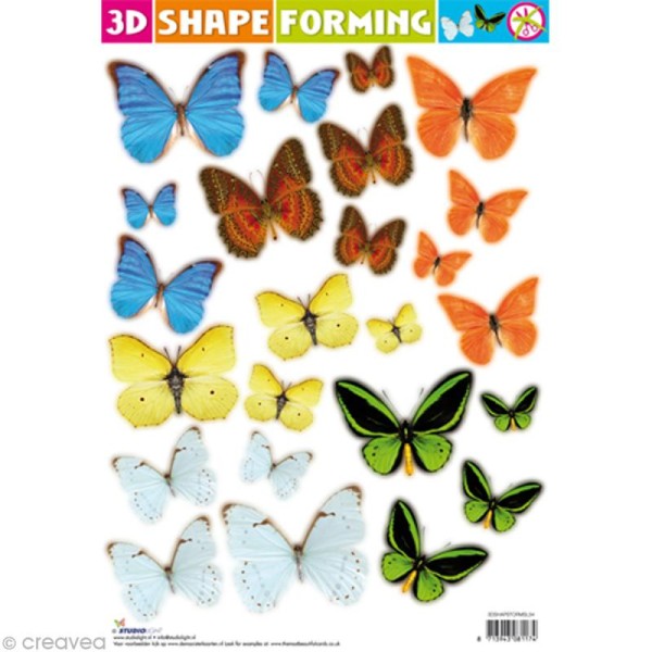 Shape Forming 3d Nature - Papillons 3 - Photo n°1