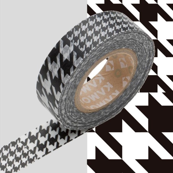 Masking Tape - Deco - Noir Chidori - 15 mm x 10 m - Photo n°1
