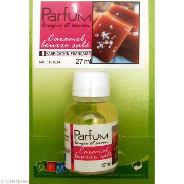 Parfum bougie - Caramel beurre salé 27 ml - Photo n°1