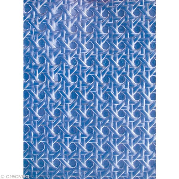 Plaques texture Fimo - Bois et Vannerie - 17,5 x 12,5 cm - Photo n°3
