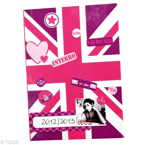 Kit Agenda à décorer London Girl - 2012 / 2013 - Photo n°2
