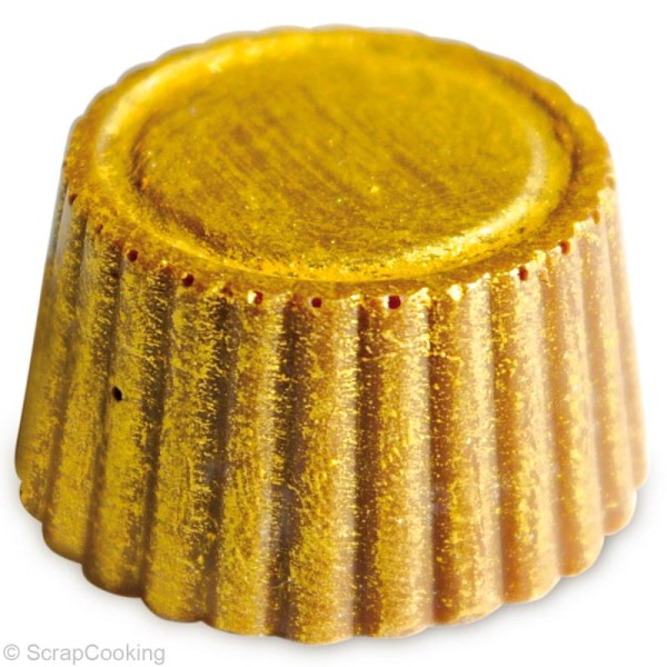 Poudre alimentaire irisée dorée - 5 g - Colorant alimentaire - Creavea